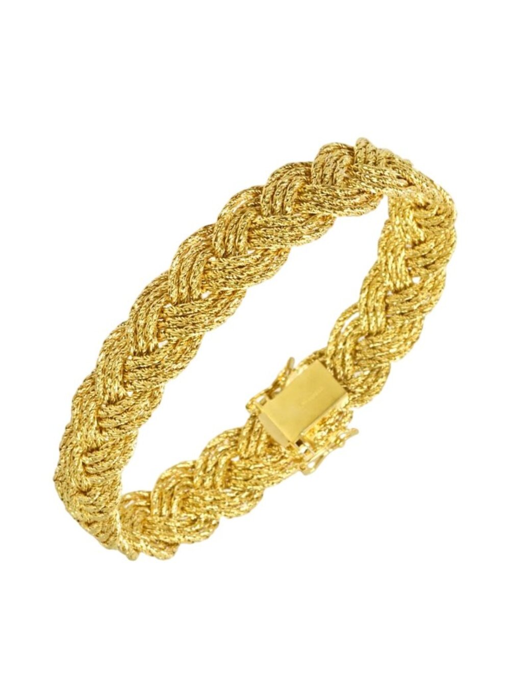 Tiffany & Co Twisted Rope Bracelet 17.5 18k Yellow Gold